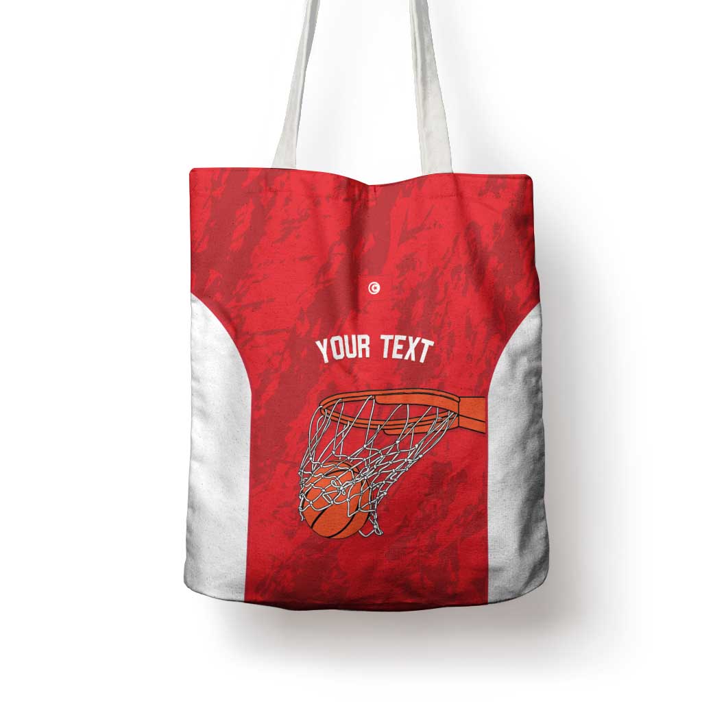 Tunisia Basketball Custom Tote Bag Go Champions Eagles of Carthage - Wonder Print Shop
