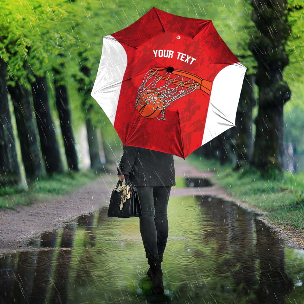 Tunisia Basketball Custom Umbrella Go Champions Eagles of Carthage - Wonder Print Shop