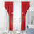 Tunisia Basketball Custom Window Curtain Go Champions Eagles of Carthage - Wonder Print Shop
