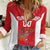 Tunisia Basketball Custom Women Casual Shirt Go Champions Eagles of Carthage - Wonder Print Shop