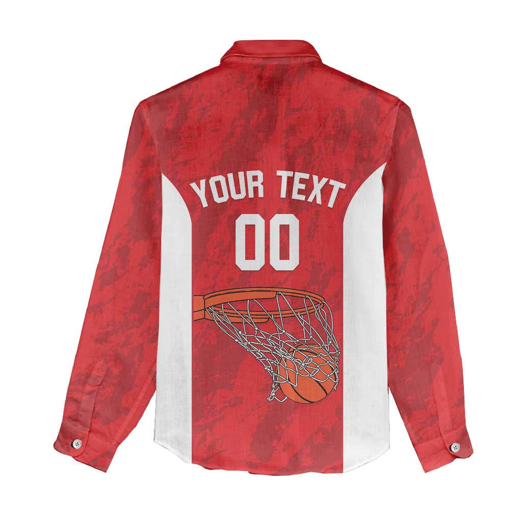 Tunisia Basketball Custom Women Casual Shirt Go Champions Eagles of Carthage - Wonder Print Shop