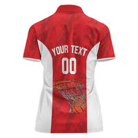 Tunisia Basketball Custom Women Polo Shirt Go Champions Eagles of Carthage - Wonder Print Shop