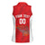 Tunisia Basketball Custom Women Sleeveless Polo Shirt Go Champions Eagles of Carthage - Wonder Print Shop
