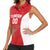 Tunisia Basketball Custom Women Sleeveless Polo Shirt Go Champions Eagles of Carthage - Wonder Print Shop