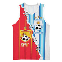 Custom Argentina Spain Football 2026 Basketball Jersey La Albiceleste La Roja Together