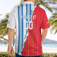 Custom Argentina Spain Football 2026 Hawaiian Shirt La Albiceleste La Roja Together
