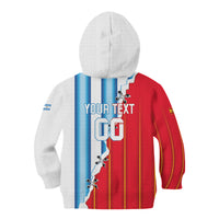 Custom Argentina Spain Football 2026 Kid Hoodie La Albiceleste La Roja Together