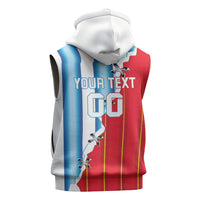 Custom Argentina Spain Football 2026 Sleeveless Zip Hoodie La Albiceleste La Roja Together