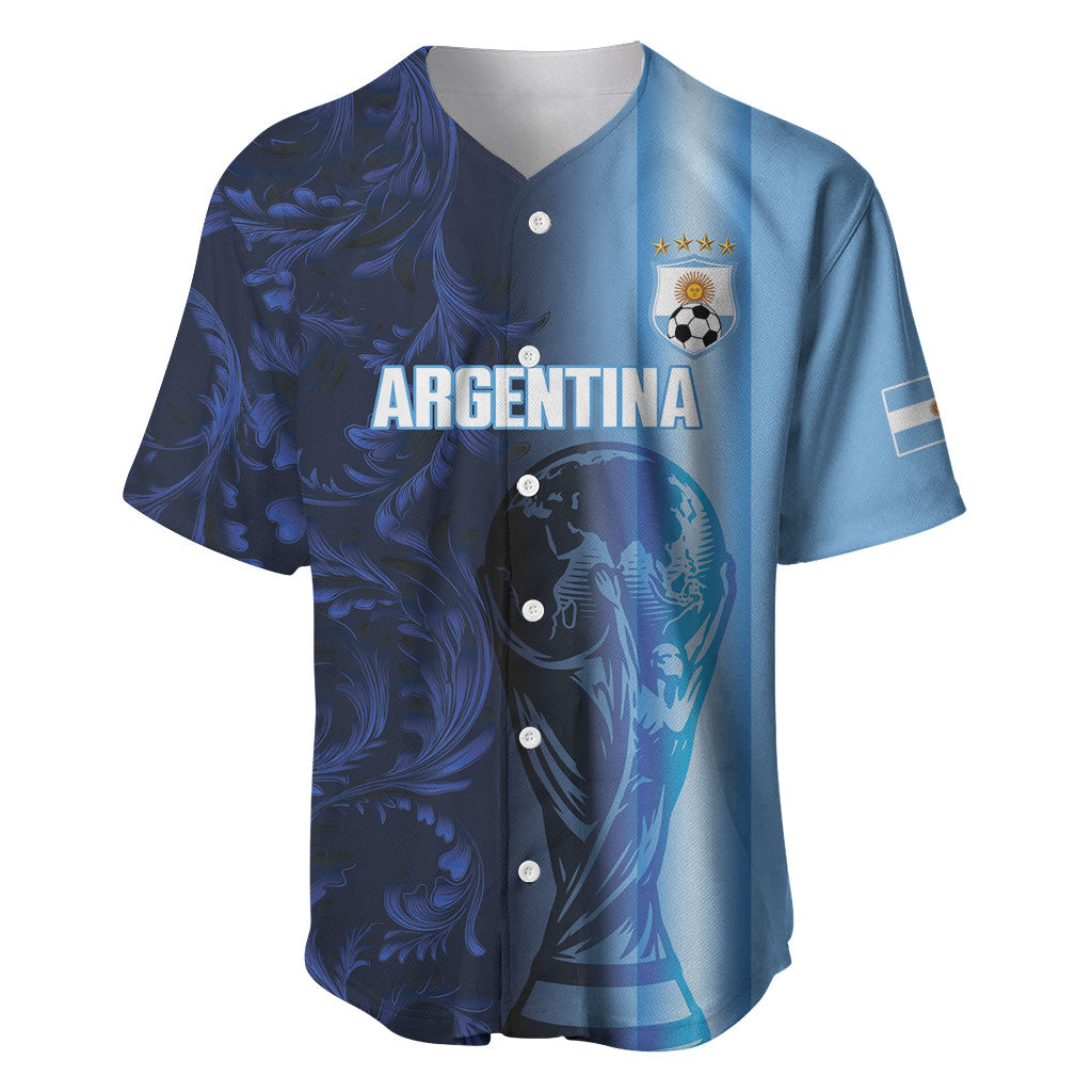 Custom Argentina World Football 2026 Baseball Jersey La Albiceleste 4th Champion Proud