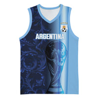 Custom Argentina World Football 2026 Basketball Jersey La Albiceleste 4th Champion Proud