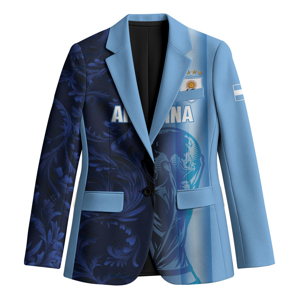 Custom Argentina World Football 2026 Blazer La Albiceleste 4th Champion Proud