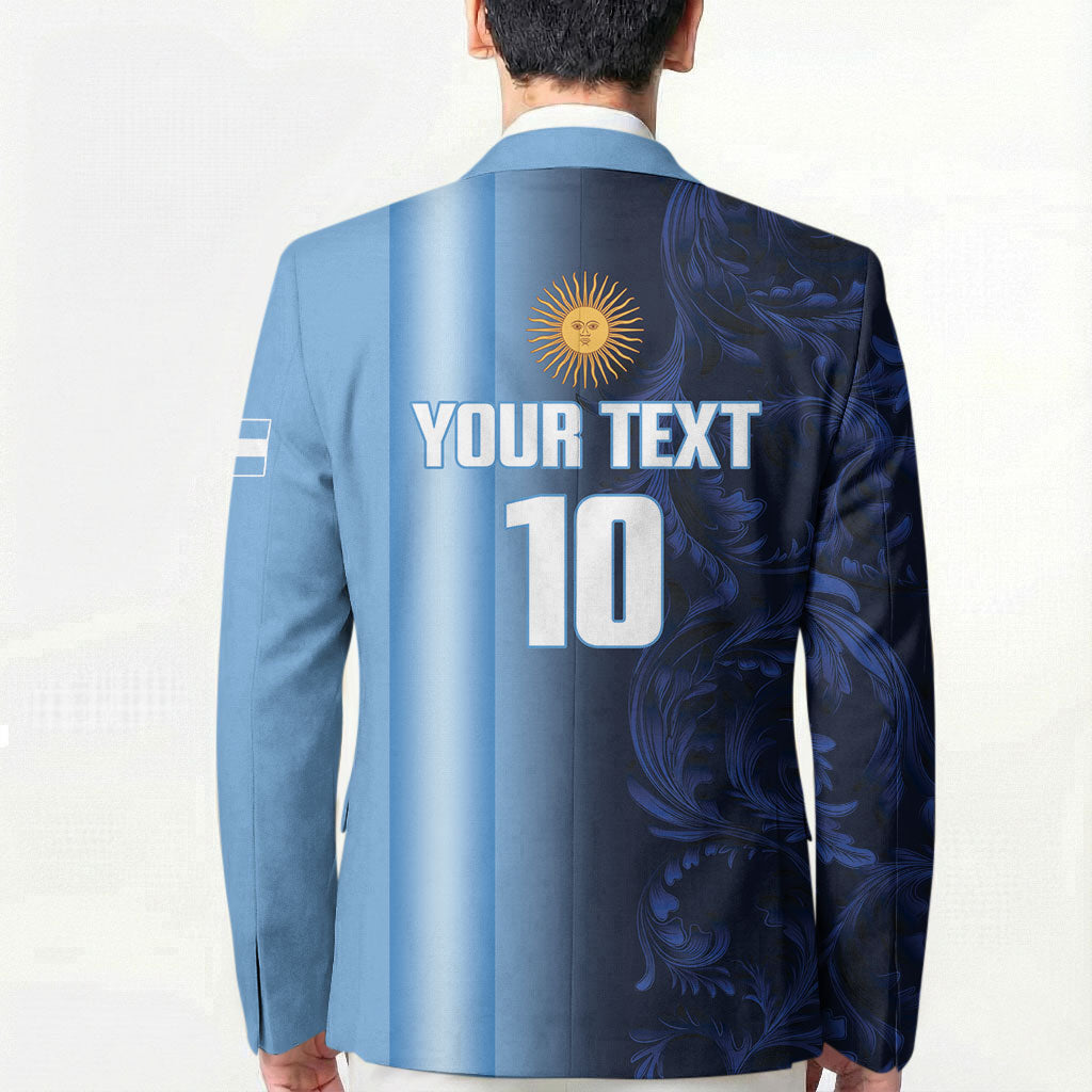 Custom Argentina World Football 2026 Blazer La Albiceleste 4th Champion Proud