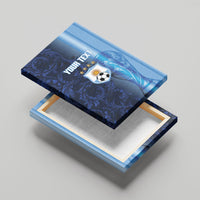 Custom Argentina World Football 2026 Canvas Wall Art La Albiceleste 4th Champion Proud