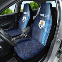Custom Argentina World Football 2026 Car Seat Cover La Albiceleste 4th Champion Proud