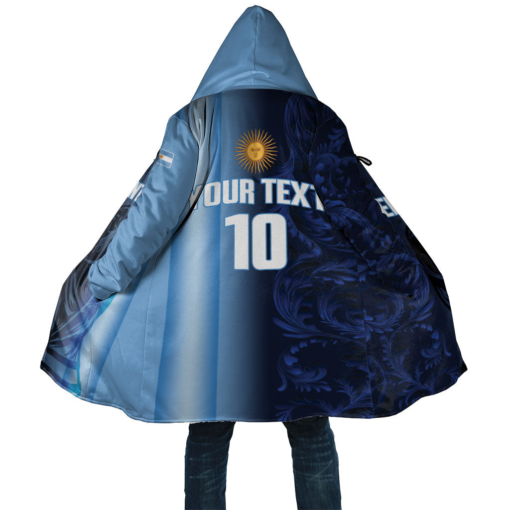 Custom Argentina World Football 2026 Cloak La Albiceleste 4th Champion Proud