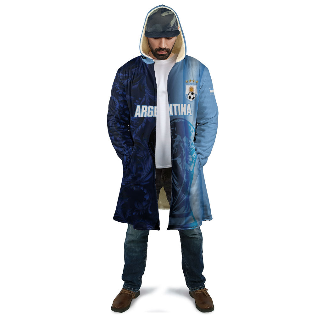 Custom Argentina World Football 2026 Cloak La Albiceleste 4th Champion Proud