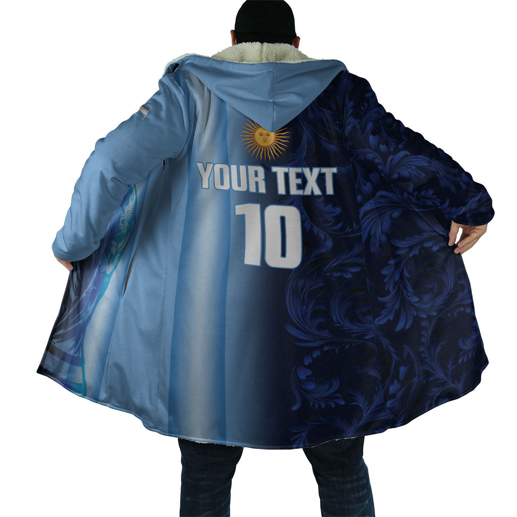 Custom Argentina World Football 2026 Cloak La Albiceleste 4th Champion Proud