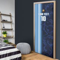 Custom Argentina World Football 2026 Door Cover La Albiceleste 4th Champion Proud