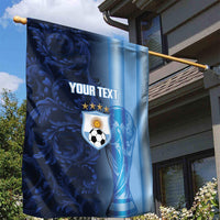Custom Argentina World Football 2026 Garden Flag La Albiceleste 4th Champion Proud