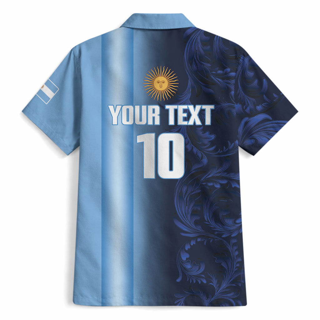 Custom Argentina World Football 2026 Hawaiian Shirt La Albiceleste 4th Champion Proud