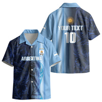 Custom Argentina World Football 2026 Kid Hawaiian Shirt La Albiceleste 4th Champion Proud