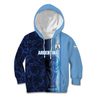 Custom Argentina World Football 2026 Kid Hoodie La Albiceleste 4th Champion Proud
