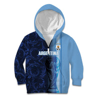Custom Argentina World Football 2026 Kid Hoodie La Albiceleste 4th Champion Proud