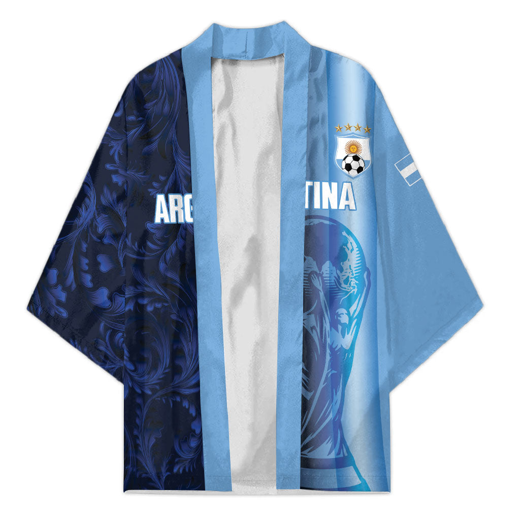 Custom Argentina World Football 2026 Kimono La Albiceleste 4th Champion Proud