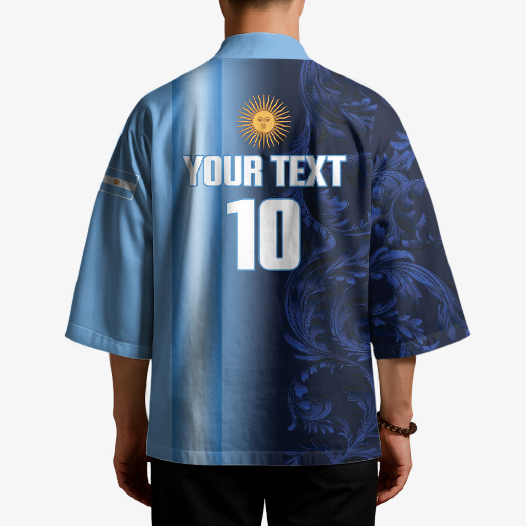 Custom Argentina World Football 2026 Kimono La Albiceleste 4th Champion Proud
