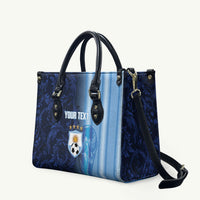 Custom Argentina World Football 2026 Leather Bag La Albiceleste 4th Champion Proud