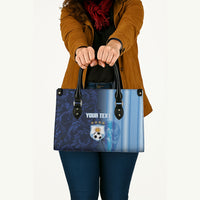 Custom Argentina World Football 2026 Leather Bag La Albiceleste 4th Champion Proud