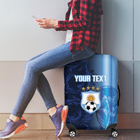 Custom Argentina World Football 2026 Luggage Cover La Albiceleste 4th Champion Proud