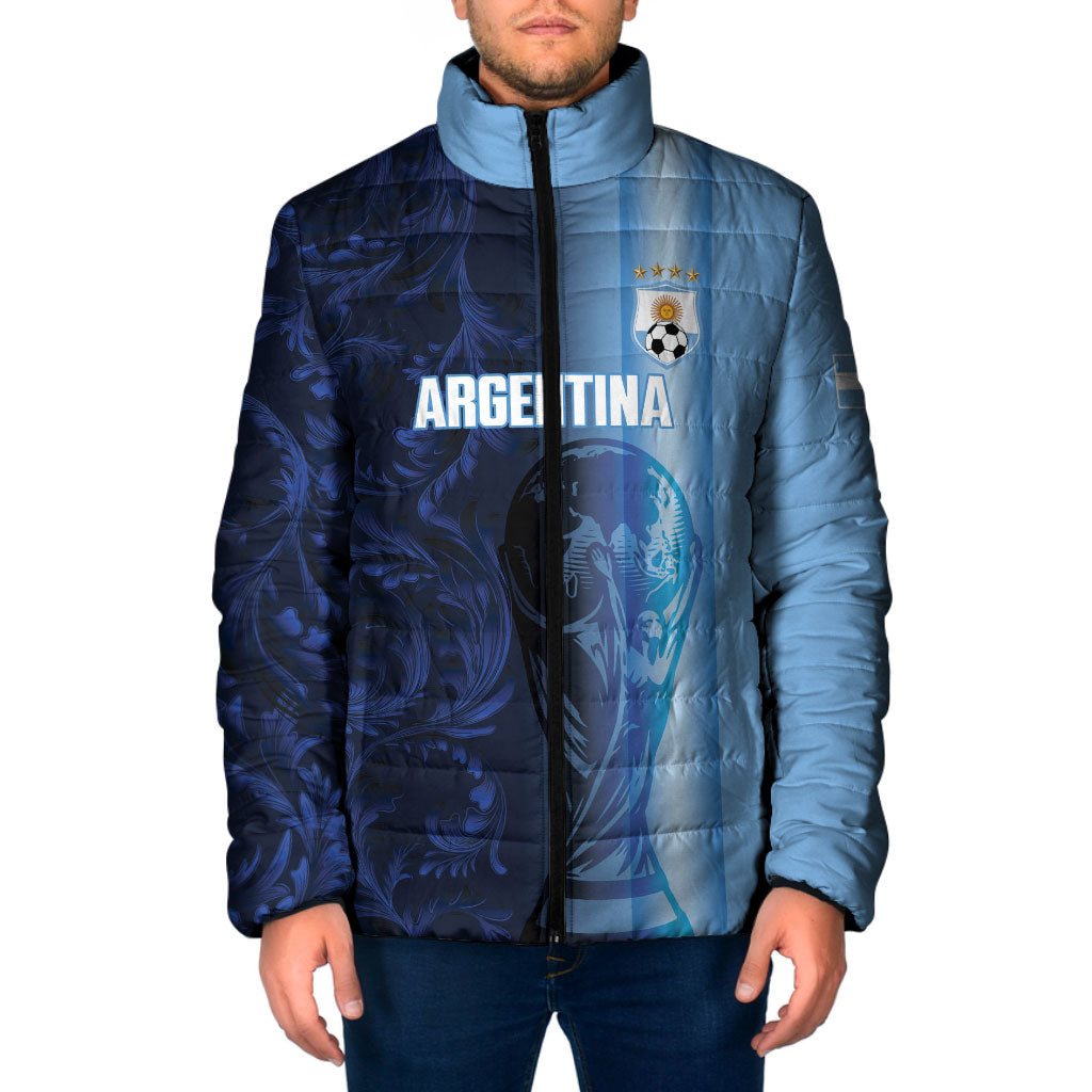 Custom Argentina World Football 2026 Padded Jacket La Albiceleste 4th Champion Proud