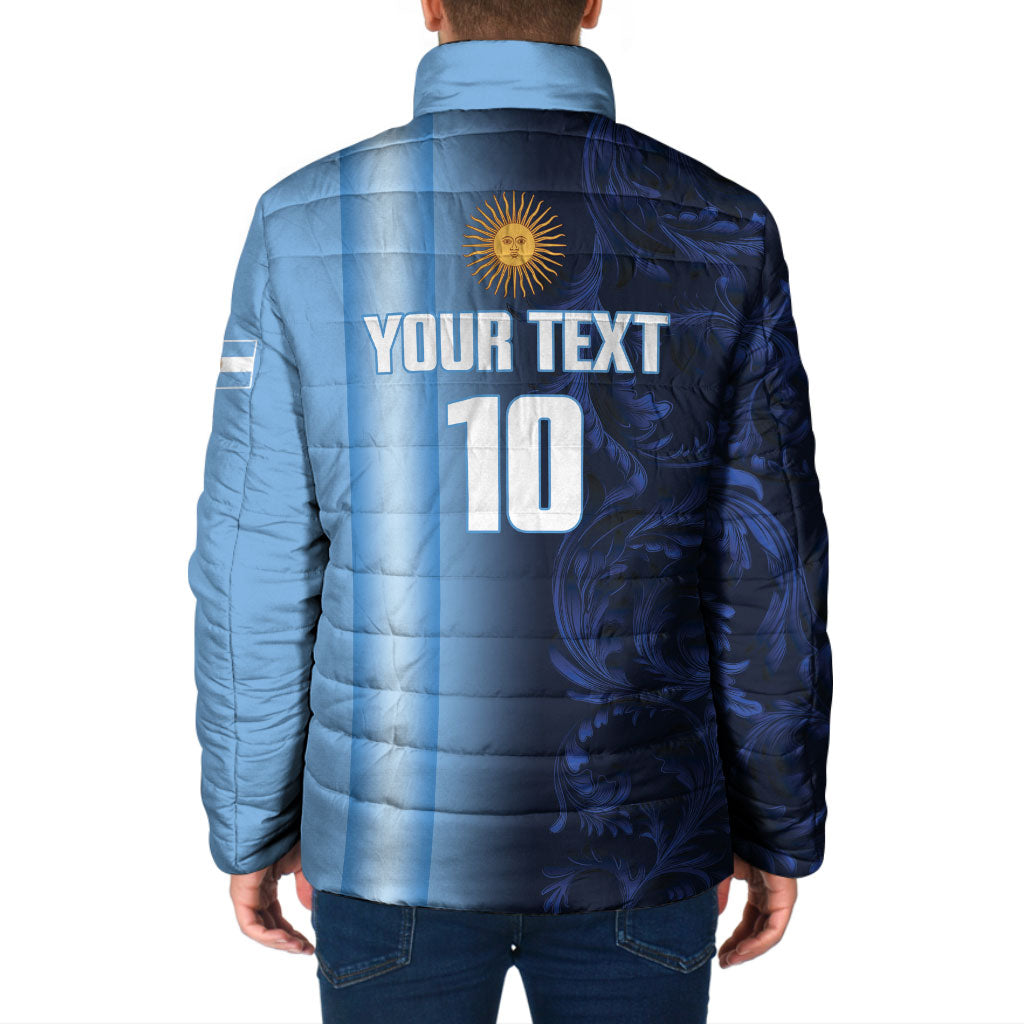 Custom Argentina World Football 2026 Padded Jacket La Albiceleste 4th Champion Proud