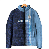 Custom Argentina World Football 2026 Padded Jacket La Albiceleste 4th Champion Proud