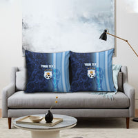 Custom Argentina World Football 2026 Pillow Cover La Albiceleste 4th Champion Proud