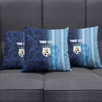 Custom Argentina World Football 2026 Pillow Cover La Albiceleste 4th Champion Proud