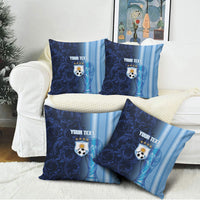 Custom Argentina World Football 2026 Pillow Cover La Albiceleste 4th Champion Proud