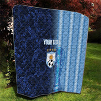 Custom Argentina World Football 2026 Quilt La Albiceleste 4th Champion Proud