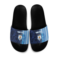 Custom Argentina World Football 2026 Slide Sandals La Albiceleste 4th Champion Proud