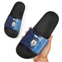 Custom Argentina World Football 2026 Slide Sandals La Albiceleste 4th Champion Proud