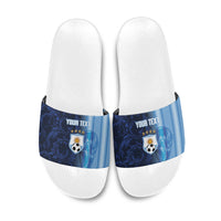 Custom Argentina World Football 2026 Slide Sandals La Albiceleste 4th Champion Proud