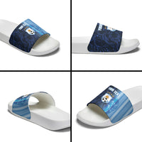 Custom Argentina World Football 2026 Slide Sandals La Albiceleste 4th Champion Proud