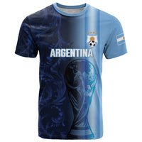 Custom Argentina World Football 2026 T Shirt La Albiceleste 4th Champion Proud