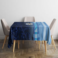 Custom Argentina World Football 2026 Tablecloth La Albiceleste 4th Champion Proud