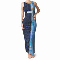 Custom Argentina World Football 2026 Tank Maxi Dress La Albiceleste 4th Champion Proud