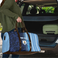 Custom Argentina World Football 2026 Travel Bag La Albiceleste 4th Champion Proud