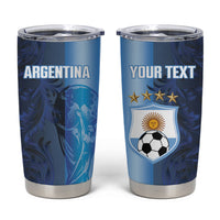 Custom Argentina World Football 2026 Tumbler Cup La Albiceleste 4th Champion Proud