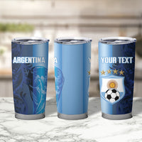 Custom Argentina World Football 2026 Tumbler Cup La Albiceleste 4th Champion Proud