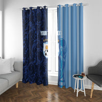 Custom Argentina World Football 2026 Window Curtain La Albiceleste 4th Champion Proud